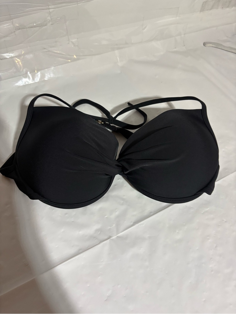 RELLECIGA Black Push-Up Bikini Top